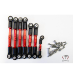 Traxxas 4x4 LCG RED Aluminum Turnbuckles For Slash, Rustler