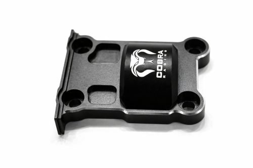 CR Traxxas XMaxx Black with Chrome Aluminum Cush Drive Gear Cover