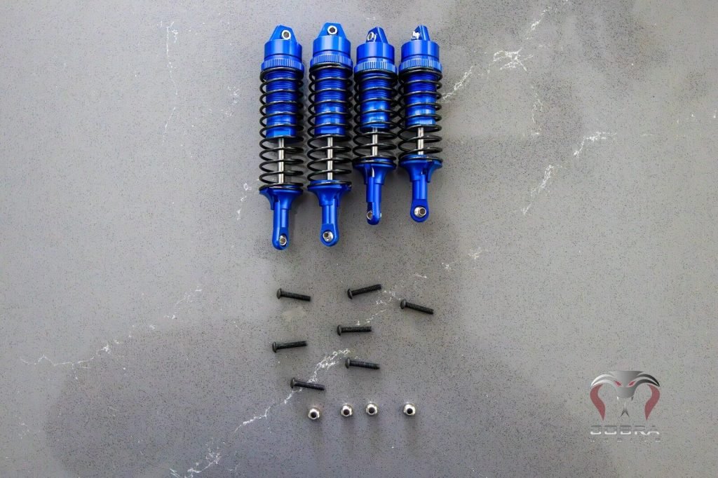Traxxas Slash 4x4 Blue Big Bore Shocks