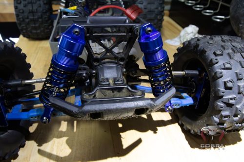 Traxxas Slash 4x4 Blue Big Bore Shocks