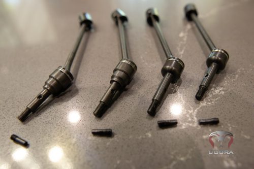 Traxxas Slash 4x4 steel CVD drive shafts FRONT & REAR.  4WD. LOW FRICTION