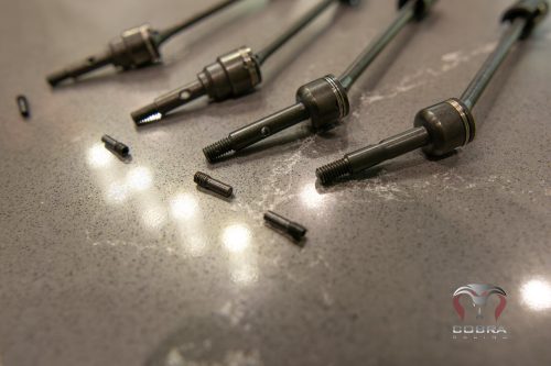 Traxxas Slash 4x4 steel CVD drive shafts FRONT & REAR.  4WD. LOW FRICTION