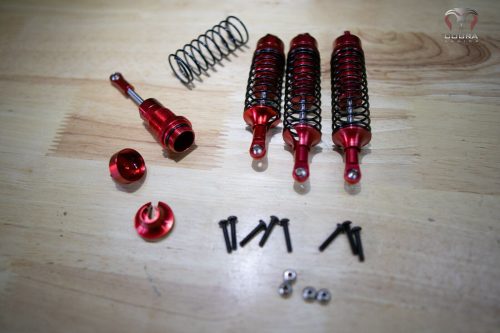 Traxxas Slash 4x4 Red Big Bore Shocks