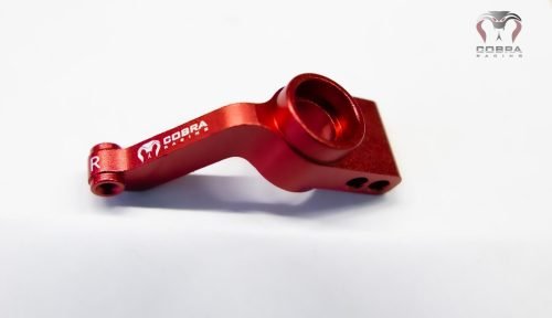 Fits Traxxas 4x4 Ultimate Slash Red Aluminum Steering Block Hub Knuckle Axle Carrier