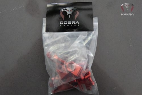 Fits Traxxas 4x4 Ultimate Slash Red Aluminum Steering Block Hub Knuckle Axle Carrier