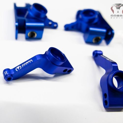 Fits Traxxas 4x4 Ultimate Slash Blue Aluminum Steering Block Hub Knuckle Axle Carrier