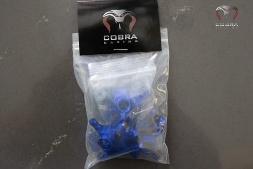 Fits Traxxas 4x4 Ultimate Slash Blue Aluminum Steering Block Hub Knuckle Axle Carrier