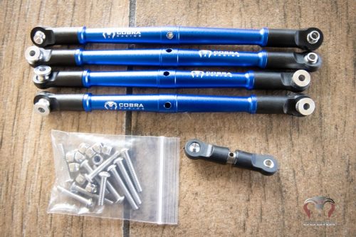 Cobra Racing Blue Aluminum Front + Rear Turnbuckles For ARRMA 6S Kraton Outcast