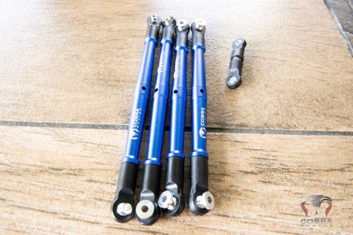Cobra Racing Blue Aluminum Front + Rear Turnbuckles For ARRMA 6S Kraton Outcast