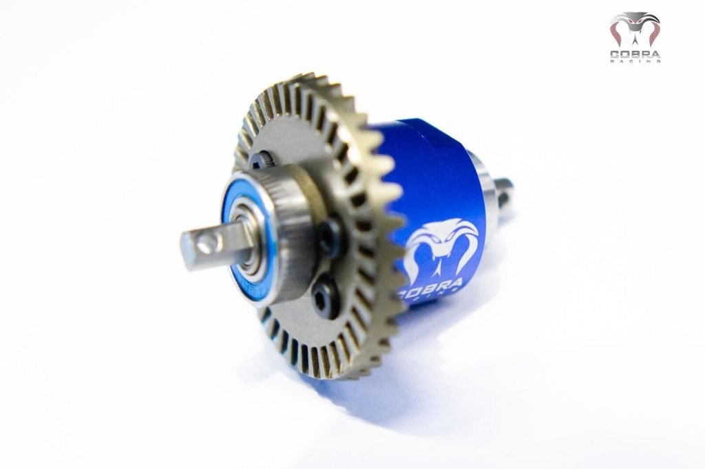 Cobra Racing Blue Aluminum Differential for Traxxas Slash, Rustler, Stampede 4x4 4WD