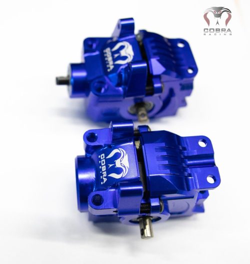 Cobra Racing Blue Aluminum Differential with Housing COMPLETE for Traxxas Slash, Rustler, Stampede 4x4