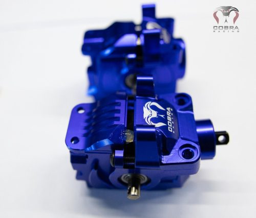 Cobra Racing Blue Aluminum Differential with Housing COMPLETE for Traxxas Slash, Rustler, Stampede 4x4