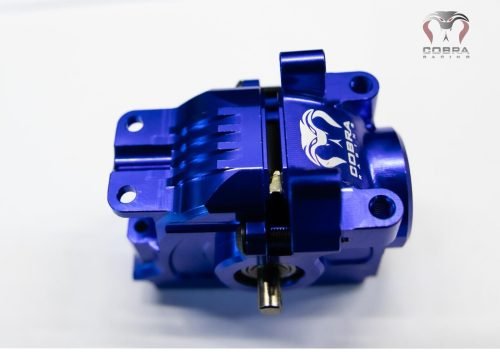 Cobra Racing Blue Aluminum Differential with Housing COMPLETE for Traxxas Slash, Rustler, Stampede 4x4