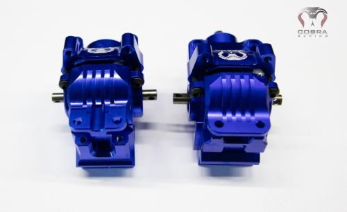 Cobra Racing Blue Aluminum Differential with Housing COMPLETE for Traxxas Slash, Rustler, Stampede 4x4