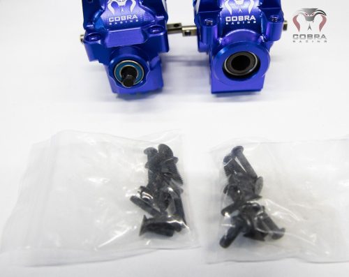 Cobra Racing Blue Aluminum Differential with Housing COMPLETE for Traxxas Slash, Rustler, Stampede 4x4
