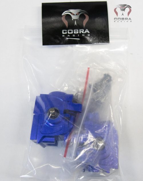 Cobra Racing Blue Aluminum Differential with Housing COMPLETE for Traxxas Slash, Rustler, Stampede 4x4