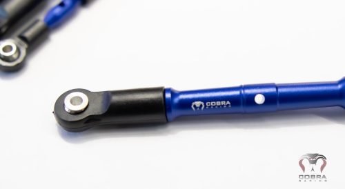 Traxxas Slash 4x4 LCG Blue Aluminum Turnbuckles / Tie Rods FULL SET 4WD 4x4