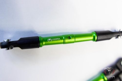 Traxxas Slash 4x4 LCG Green Aluminum Turnbuckles / Tie Rods FULL SET 4WD 4x4