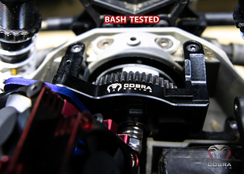 Aluminum Black Motor Mount for 4x4 LCG Traxxas Slash Rustler Stampede Hoss 4wd