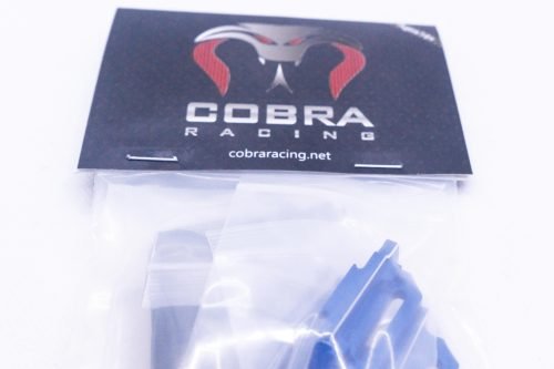 CR Blue Aluminum Alloy TALL battery strap holder for Traxxas Slash 4x4 LCG 4WD