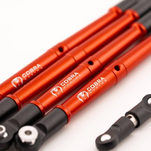 Arrma 6S BLX Aluminum Turnbuckles (Camber, Toe & Drag Link Set) - Red
