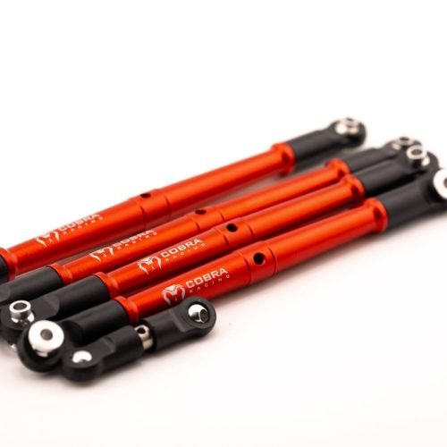 Arrma 6S BLX Aluminum Turnbuckles (Camber, Toe & Drag Link Set) - Red