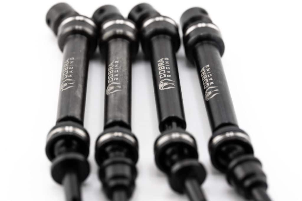 Traxxas Slash 4x4 steel CVD drive shafts FRONT + REAR.  4WD. LOW FRICTION.