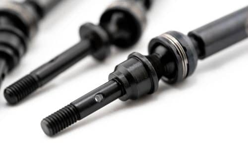 Traxxas Slash 4x4 steel CVD drive shafts FRONT + REAR.  4WD. LOW FRICTION.