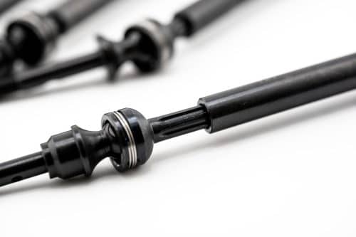 Traxxas Slash 4x4 steel CVD drive shafts FRONT + REAR.  4WD. LOW FRICTION.