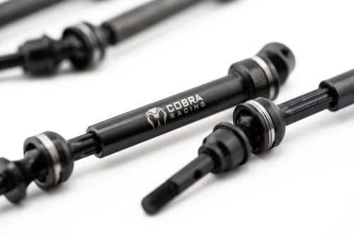Traxxas Slash 4x4 steel CVD drive shafts FRONT + REAR.  4WD. LOW FRICTION.