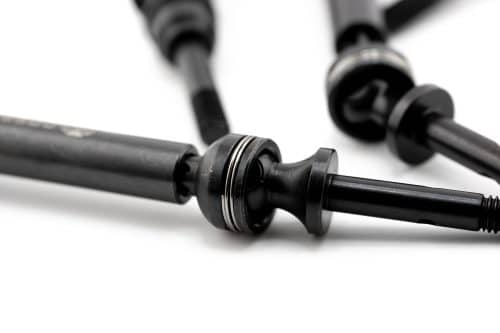 Traxxas Slash 4x4 steel CVD drive shafts FRONT + REAR.  4WD. LOW FRICTION.