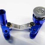 Traxxas SLASH 4x4 Blue Aluminum Steering Bellcrank 4WD Stampede Rustler Rally