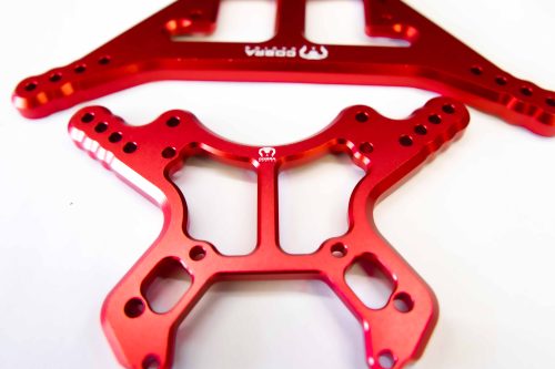 Red Aluminum Shock Towers for Arrma 6S BLX Front & Rear