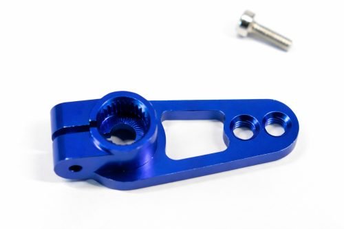 CR Aluminum Clamping Servo Horn (BLUE) 25T fits Traxxas Slash Rustler TRX4