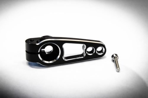 CR Aluminum Clamping Servo Horn (Black) 25T fits Traxxas Slash Rustler TRX4