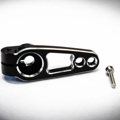 CR Aluminum Clamping Servo Horn (Black) 25T fits Traxxas Slash Rustler TRX4