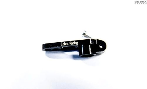 CR Aluminum Clamping Servo Horn (Black) 25T fits Traxxas Slash Rustler TRX4