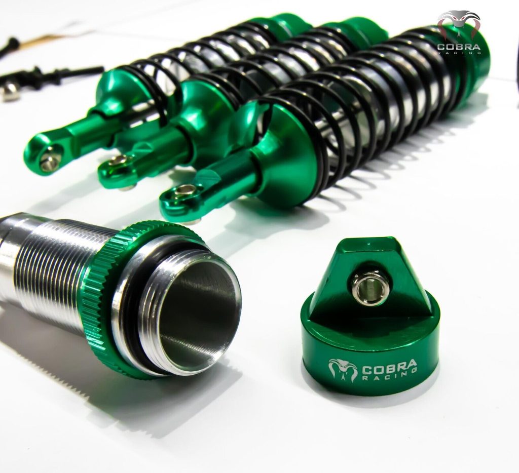 Cobra Racing Traxxas Slash 4x4 green Big Bore Shocks