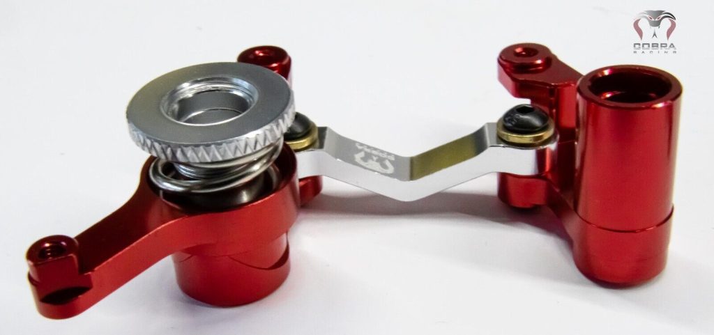 CR Traxxas SLASH 4x4 RED Aluminum Steering Bellcrank 4WD Stampede Rustler Rally