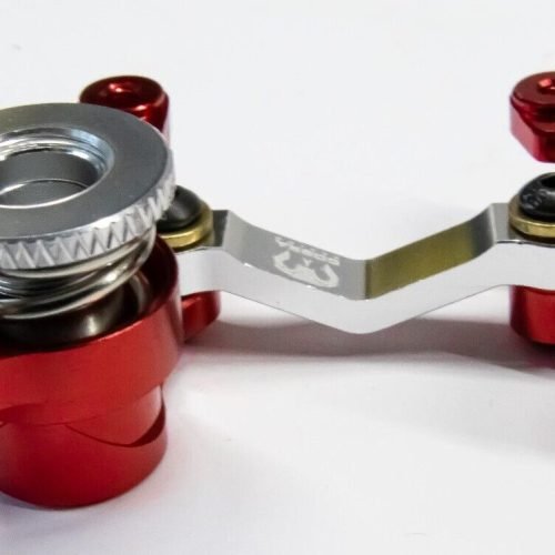 CR Traxxas SLASH 4x4 RED Aluminum Steering Bellcrank 4WD Stampede Rustler Rally