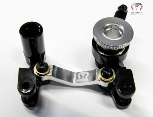 CR Traxxas SLASH 4x4 Black Aluminum Steering Bellcrank 4WD Stampede Rustler Rally