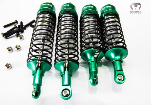 Cobra Racing Traxxas Slash 4x4 green Big Bore Shocks
