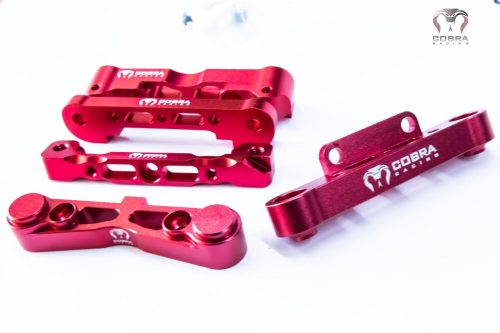 Arrma 6S BLX RED suspension mounts by Cobra Racing