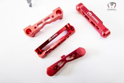Arrma 6S BLX RED suspension mounts by Cobra Racing