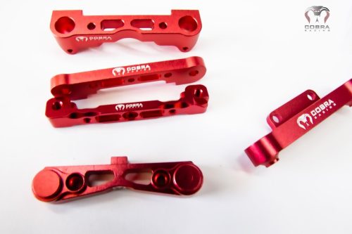 Arrma 6S BLX RED suspension mounts by Cobra Racing