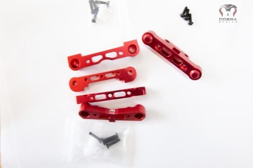 Arrma 6S BLX RED suspension mounts by Cobra Racing