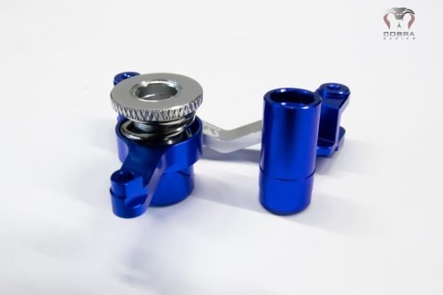 Cobra Racing Blue Aluminum Steering Bellcrank fits Traxxas 4x4 Slash Stampede Rustler