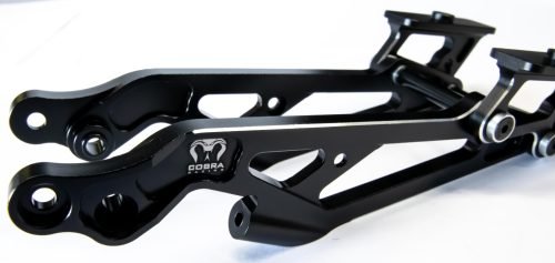 Aluminum Wing Mount (Black on Black)) fits Arrma 1/8 6S Kraton Typhon Talion and more