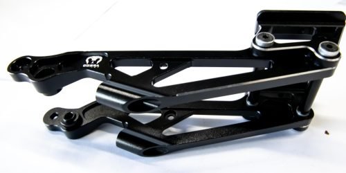 Aluminum Wing Mount (Black on Black)) fits Arrma 1/8 6S Kraton Typhon Talion and more