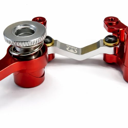 CR Traxxas SLASH 4x4 RED Aluminum Steering Bellcrank 4WD Stampede Rustler Rally